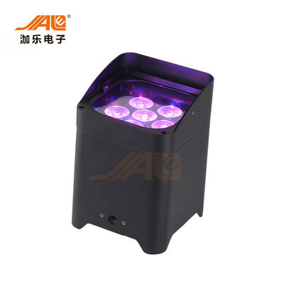6PCS RGBWAUV 6 In 1 Wireless LED Par Cans แบตเตอรี่ IRC Par Light