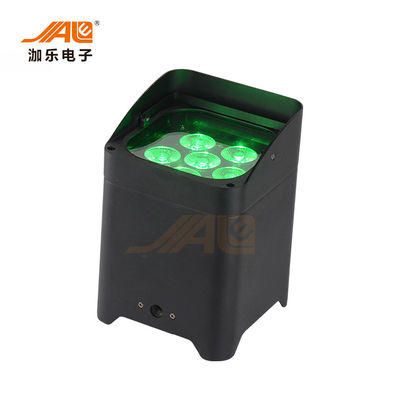 6PCS RGBWAUV 6 In 1 Wireless LED Par Cans แบตเตอรี่ IRC Par Light