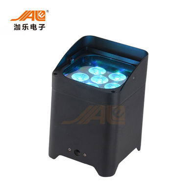 6PCS RGBWAUV 6 In 1 Wireless LED Par Cans แบตเตอรี่ IRC Par Light