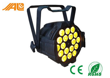 ไฟ LED ขนาดเล็ก 18 x 15 วัตต์ RGBWA 5 in 1 Led Par 64 Light / ไฟเวที DJ DMX 512 Control