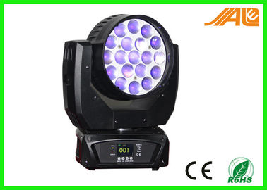 ไฟส่องเฉพาะจุดขนาด 19 * 12 วัตต์ LED เคลื่อนย้ายหัวแสง / LED จุดเคลื่อนหัว