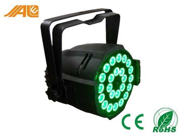 สีแดงสีเขียวสีฟ้าสีขาวสีเหลืองอำพัน RGBWA 5 in 1 Led พาร์ 64 ดีเจ Par Cans แสดงแสงสว่าง