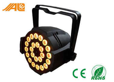 สีแดงสีเขียวสีฟ้าสีขาวสีเหลืองอำพัน RGBWA 5 in 1 Led พาร์ 64 ดีเจ Par Cans แสดงแสงสว่าง