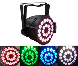 สีแดงสีเขียวสีฟ้าสีขาวสีเหลืองอำพัน RGBWA 5 in 1 Led พาร์ 64 ดีเจ Par Cans แสดงแสงสว่าง