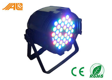 พาร์ติชัน 36 x 3 วัตต์ RGB Led พาร์ 64 ตราอลูมิเนียมแสง / อลูมิเนียมสามารถใช้ไฟเวทีในงานปาร์ตี้หรือคอนเสิร์ตได้