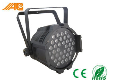 พาร์ติชัน 36 x 3 วัตต์ RGB Led พาร์ 64 ตราอลูมิเนียมแสง / อลูมิเนียมสามารถใช้ไฟเวทีในงานปาร์ตี้หรือคอนเสิร์ตได้