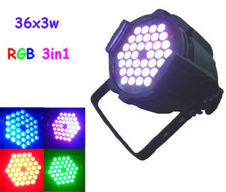 36pcs 3w RGB 3 in 1 ไฟ LED พาร์สามารถไฟ DJ / ดิสโก้ / ไนต์คลับอุปกรณ์ติดตั้งหลอดไฟ LED