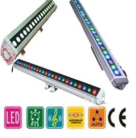 RGB เครื่องซักผ้าฝาผนัง LED ไฟเวที 24pcs เวทีไฟกันน้ำ