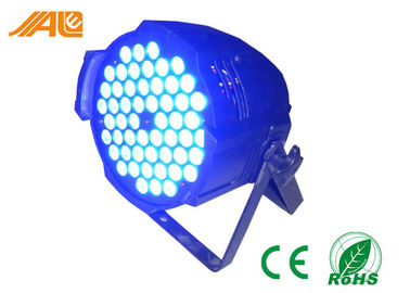 สูง Lumen 54PCS 3 วัตต์ LED พาร์สามารถไฟ Par 64 ไฟหลายสี DJ เวทีแสง 162W DMX 512 ควบคุม CE และ RoHS ไฟ