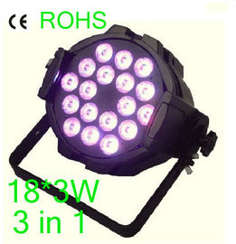 ฉากแต่งงาน / ฉากงานแสงสว่าง LED พาร์สามารถไฟสีแดงสีเขียวสีฟ้าความสว่างสูง