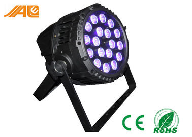 ไฟ LED ขนาดใหญ่ 1IP65 18 x 15w RGBWA UV 6in1 ขนาดพกพาสำหรับไฟ LED ภายในและภายนอกอาคาร