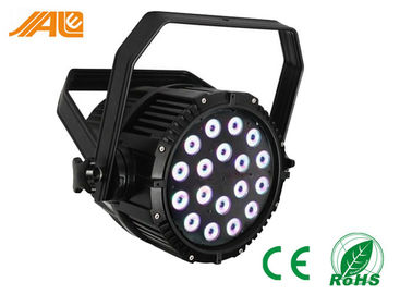 High Lumen LED กลางแจ้ง Par18x10w Rgbw 4in1 Ip65 ชุดไฟส่องสว่างที่กันน้ำได้