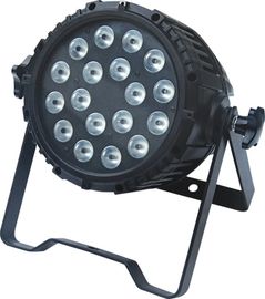 High Lumen LED กลางแจ้ง Par18x10w Rgbw 4in1 Ip65 ชุดไฟส่องสว่างที่กันน้ำได้