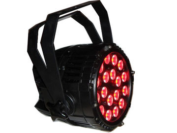 High Lumen LED กลางแจ้ง Par18x10w Rgbw 4in1 Ip65 ชุดไฟส่องสว่างที่กันน้ำได้