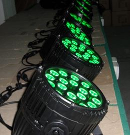 ประหยัดพลังงาน Outdoor LED Par Light 18 x 10w RGBWA Professional Stage Lighting