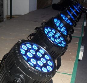 ประหยัดพลังงาน Outdoor LED Par Light 18 x 10w RGBWA Professional Stage Lighting
