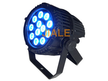 12 x 10w RGBWA 5 in 1 ไฟ LED พาร์สวนน้ำกลางแจ้งที่มีวัสดุอลูมิเนียมอัลลอยด์