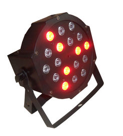 ไฟ LED ขนาด 18 x 3w RGB Led แบบติดตั้งอิสระขนาดกะทัดรัดภายใน 64 แช็คในร่ม Dj แสง 7CH DMX