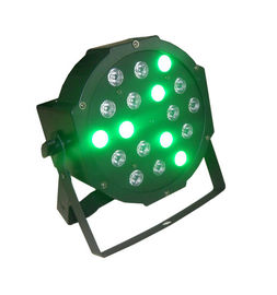 ไฟ LED ขนาด 18 x 3w RGB Led แบบติดตั้งอิสระขนาดกะทัดรัดภายใน 64 แช็คในร่ม Dj แสง 7CH DMX