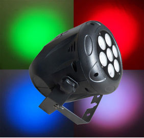 ไฟ LED Par Can Lights ขนาด 7 x 9 วัตต์ขนาดเล็กหลอด RGB Stage Bright แสงสำหรับคอนเสิร์ต Holiday