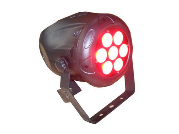 ไฟ LED Par Can Lights ขนาด 7 x 9 วัตต์ขนาดเล็กหลอด RGB Stage Bright แสงสำหรับคอนเสิร์ต Holiday