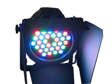 DMX 512 Barndoor 36 x 3w Rgb Led Par 64 จุดไฟ LED ไฟ Multi PAR หลายจุด