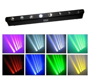 8 ตา 10w Rgbw 4in1 ไฟ Led Beam เคลื่อนไหว / แสง Disco หรือสำหรับแสดงเวที