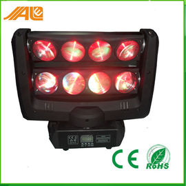 8 x 10 วัตต์ RGBW สี 4in1 / สีขาวสไปเดอร์บีมหัวขยับ DJ Stage Lighting