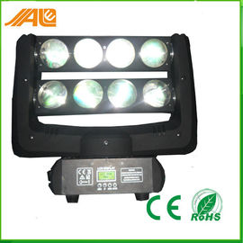 8 x 10 วัตต์ RGBW สี 4in1 / สีขาวสไปเดอร์บีมหัวขยับ DJ Stage Lighting