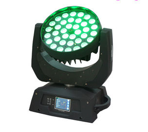 ซูม 36 x 10w Rgbw / Rgbwa Led พาร์ 64 ไฟเวที Uv 6in1 Beam Effects