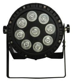 Ip65 9pcs 10w Rgbw 4in1 กันน้ำกันน้ำได้ 64 สีมีหกสายรุ้ง