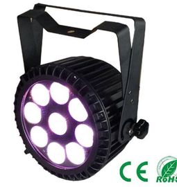 IP65 กลางแจ้งพาร์สามารถ 9pcs 10w Rgbw 4in1 / 5in1 DMX ดิสโก้ dj เวทีแสงการตกแต่ง