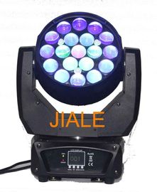19 x 12w Rgbw Led Zoom DJ Led Stage Light / Moving Head Wash Light