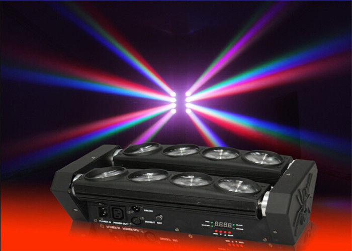 10 วัตต์ 8 ชิ้น Spider Moving Head ไฟ Led / เคลื่อนย้ายแสงสไปเดอร์ / Beam Moving Head Light