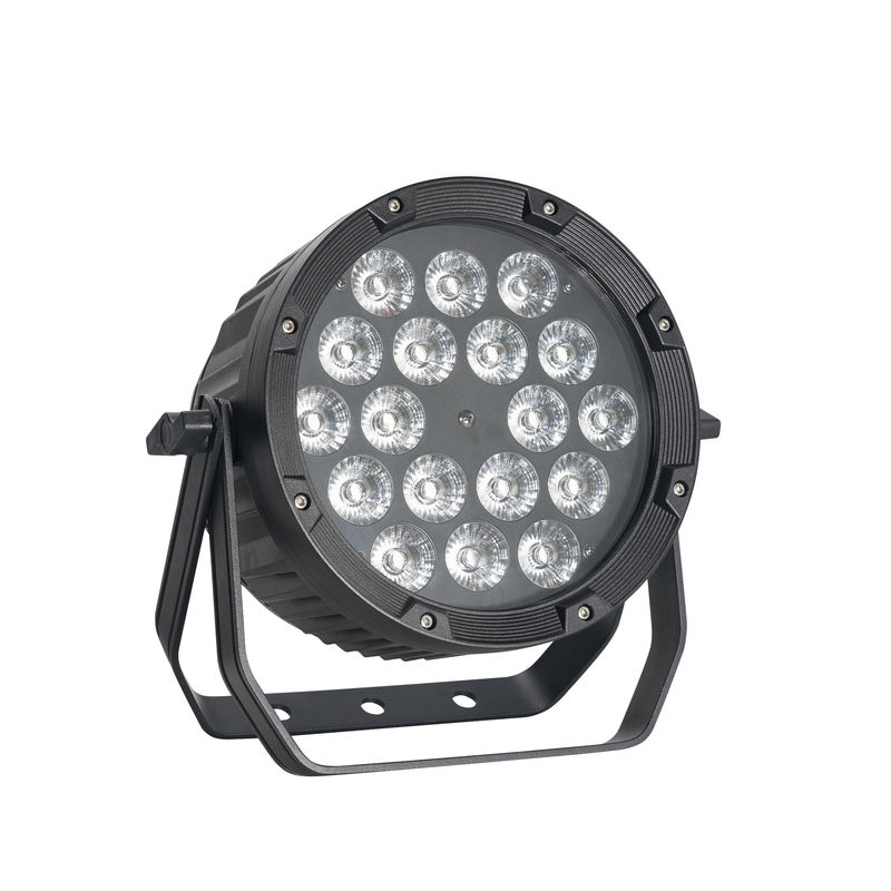 18pcs 12W IP65 กันน้ําภายนอก LED Par สําหรับงาน RGBWA UV 6in1