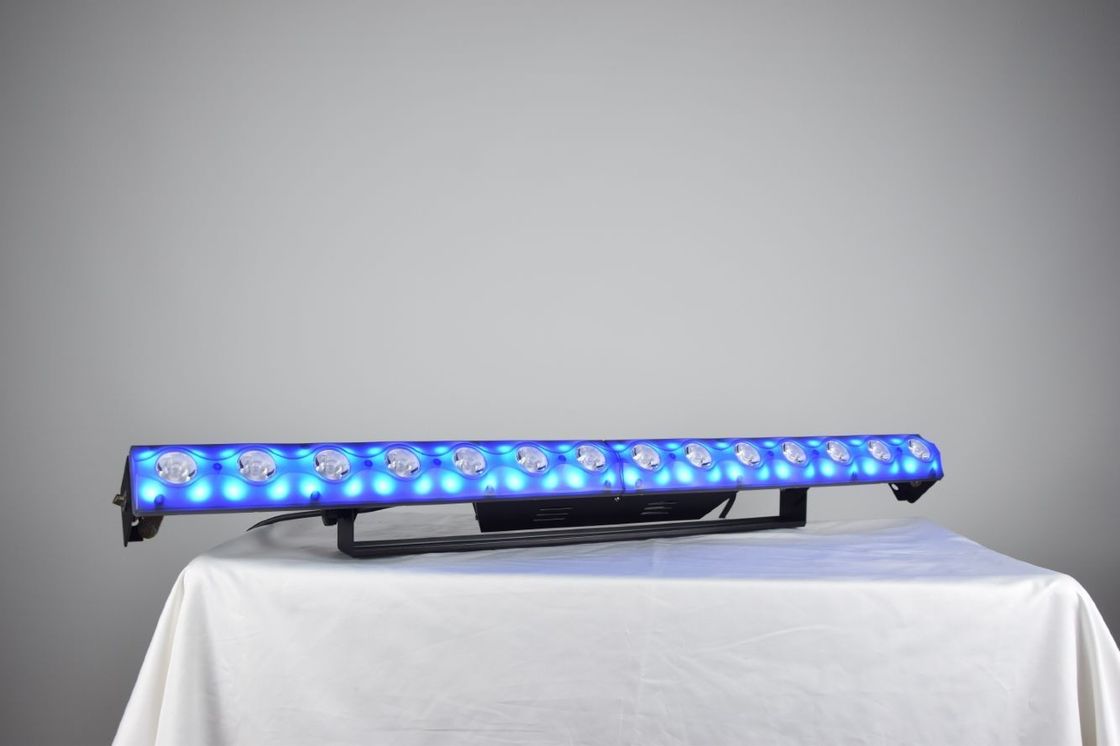 14 * 3W RGB LED เครื่องซักผ้าฝาผนังพื้นหลังแต่งงานแสงสปอตไลท์เส้นรูปแสง