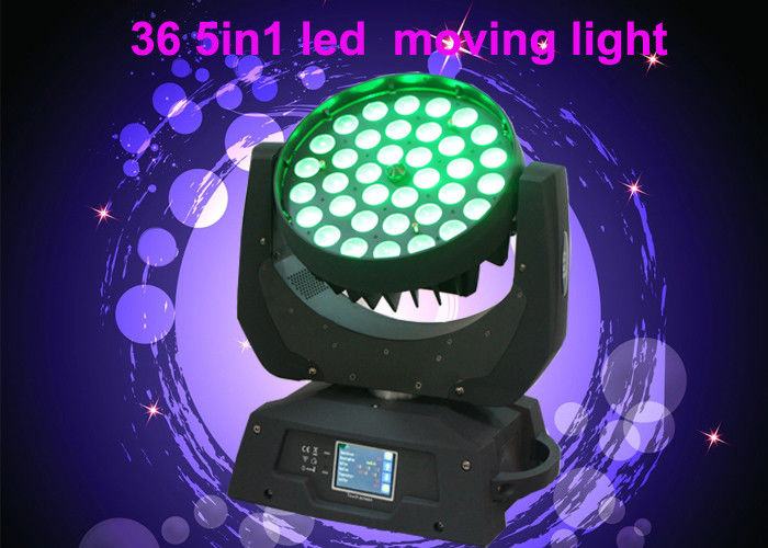ไฟสัญญาณ DMX RGBW 36 x 10w สำหรับการแสดงคอนเสิร์ต / ละครเวที