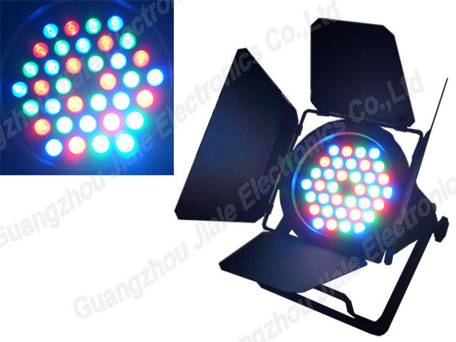 DMX 512 Barndoor 36 x 3w Rgb Led Par 64 จุดไฟ LED ไฟ Multi PAR หลายจุด