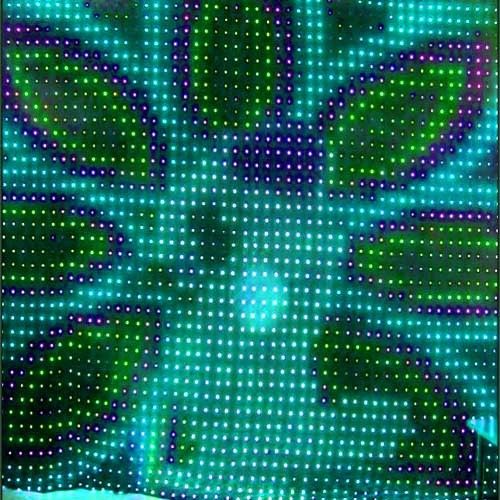 ผ้ากำมะหยี่ทนไฟ RGB 3 ใน 1 ฉากหลังภาพเคลื่อนไหวฉากหลังผ้าม่านฉากในร่ม / กลางแจ้ง