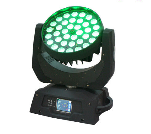 ซูม 36 x 10w Rgbw / Rgbwa Led พาร์ 64 ไฟเวที Uv 6in1 Beam Effects