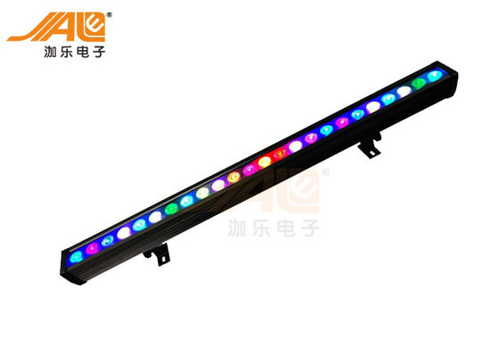 ไฟเวที ไฟ LED 24 * 3W IP65 RGBW เครื่องซักผ้าฝาผนังกันน้ำกลางแจ้ง