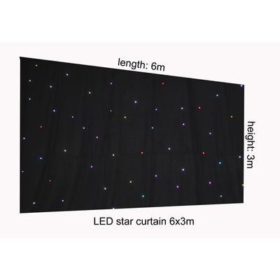 ขายส่งไฟ LED Star Curtain RGB สำหรับงานจัดงานแต่งงานหรืองาน Event Stage